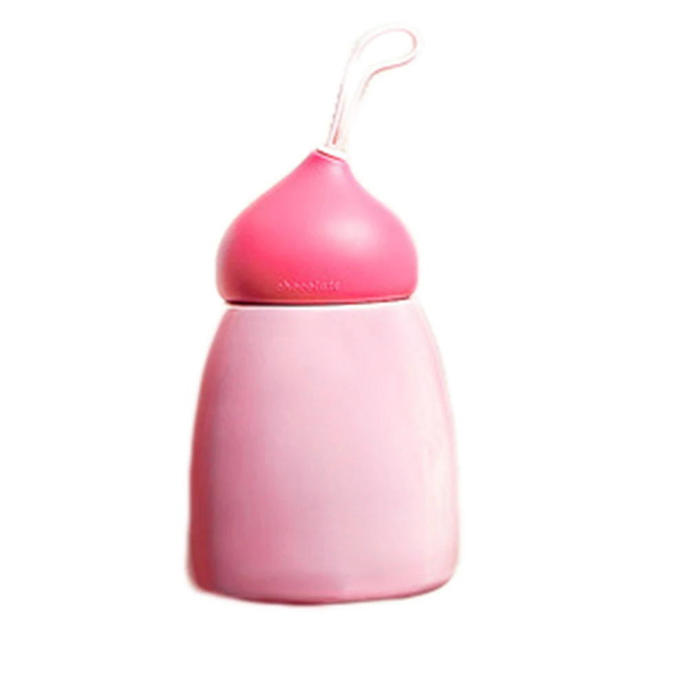 New 260ml Mini Stainless Steel Vacuum Insulation Cup Portable Cute Candy Colored Creative Kids Thermos Bottle