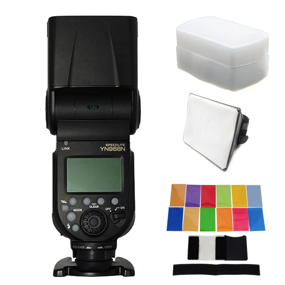  YONGNUO YN968N Wireless Flash Speedlite Equipped with LED Light YN968 TTL Flash for Nikon D7500 D34 - 32957384220