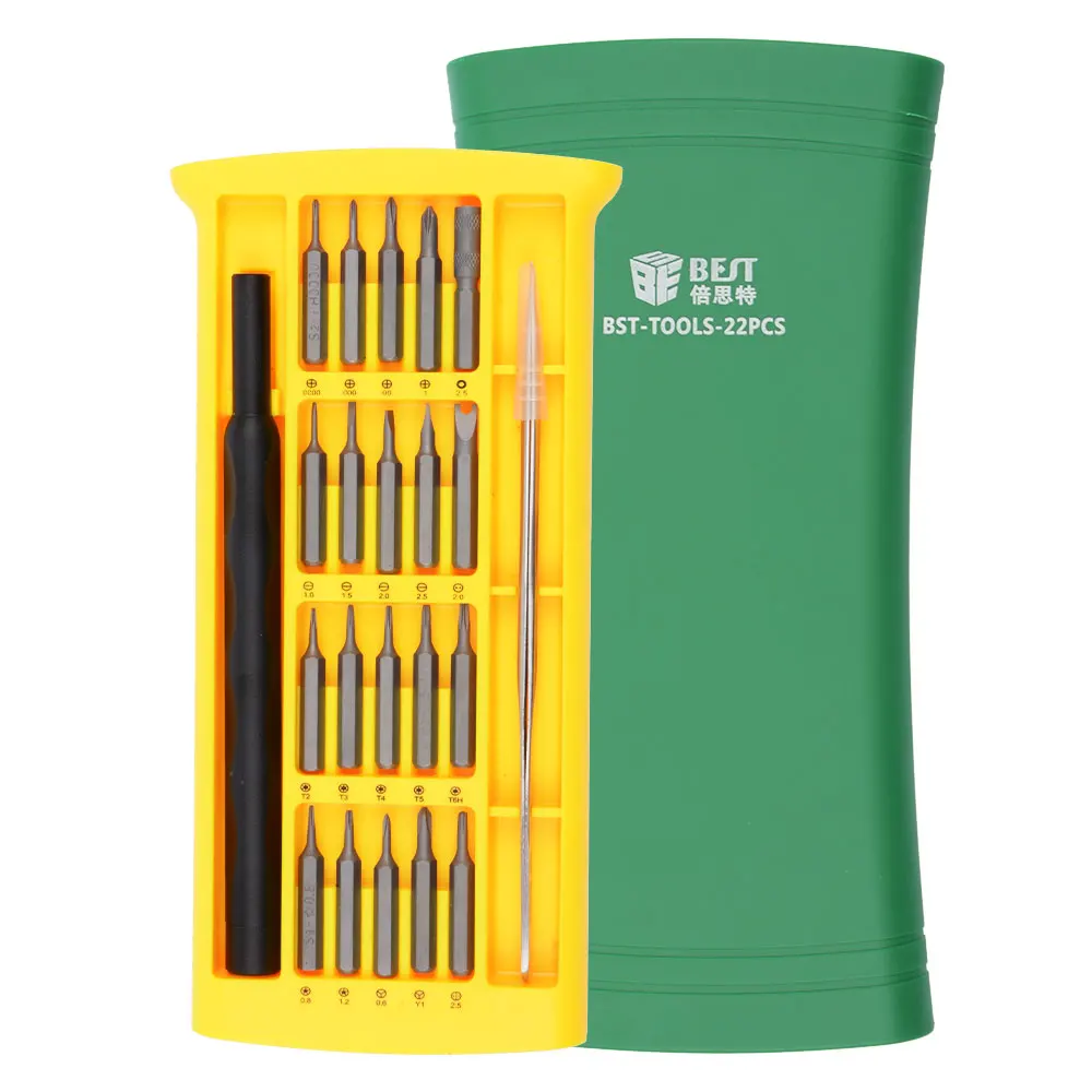 

New BST-8930 Screwdriver Set 22 in 1 Multifunctional Opening Repair Tool Set Precision Screwdriver For Phones Tablet PC Cameras