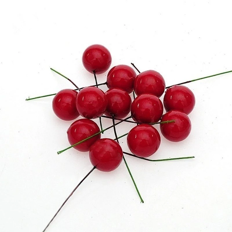 

Artificial Holly Berries 50pcs Flower Stamen Home Wedding Party Decor Craft