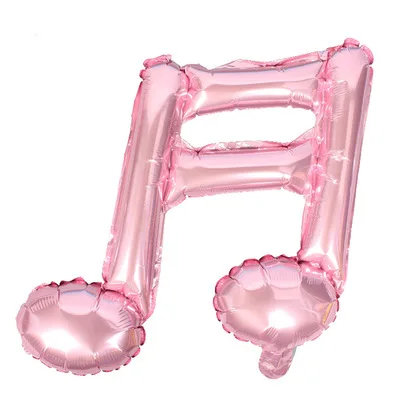 2 шт музыкальные нот воздушные шары для воздушный шар для детей Алюминиевая Фольга Красочный гелиевый воздух баллон день рождения украшения поставки