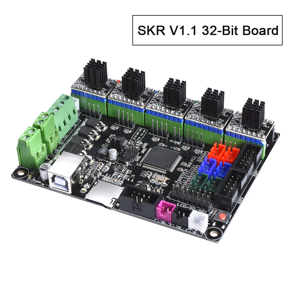 

BIGTREETECH SKR V1.1 Control Board 32 Bit with ARM CPU 32bit Control Board Open Source Smoothieboard for 3D Printer Parts