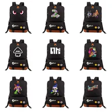 2018 HOT Game Splatoon backpack men women Backpack Canvas Bags Laptop School Student Book Shoulder Bag Travel Bag 19 style