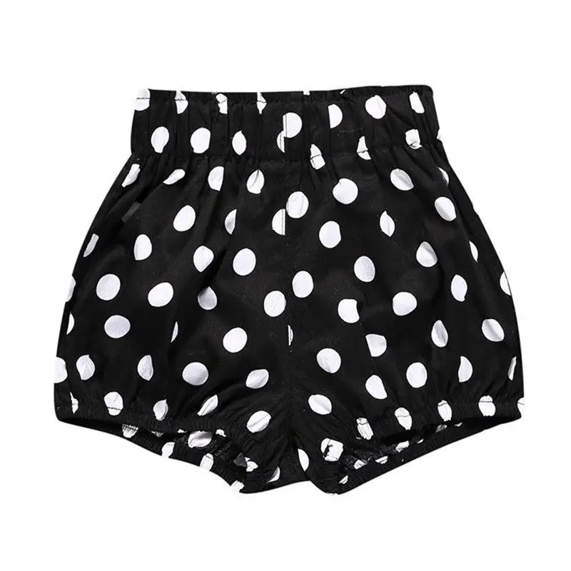 Pudcoco/Новое поступление, шаровары для маленьких мальчиков и девочек, детские штаны-шаровары, шорты, трусики из полипропилена, 12 цветов, модная одежда - Цвет: polka dot