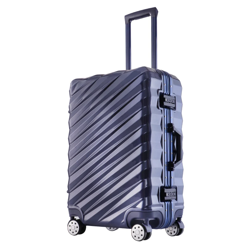 

New Fashion 20"24"26''28" Rolling Hardside Luggage Travel Suitcase With Wheels Aluminum+ABS+PC Suitcase Spinner Rolling Luggage