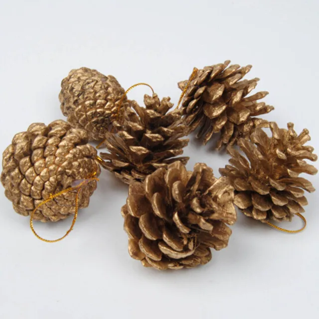 9 pcs bag wooden gold silver pine cone christmas decorations christmas tree hanging ornament decorations - How To Decorate Pine Cones For Christmas Ornaments 9 pcs bag wooden gold silver pine cone christmas decorations christmas tree hanging ornament decorations - How To Decorate Pine Cones For Christmas Ornaments