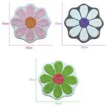 65*65 см розовый/зеленый/серый цветок абсорбирующий коврик для ног ванная комната Противоскользящий коврик для сиденья