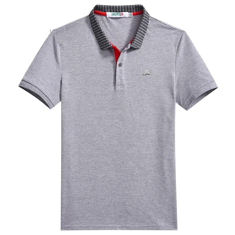 DZYS Men's Polo Shirt Fashion Business Casual Polo Shirt for Men Male ...