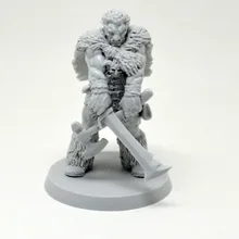 [Loong Way миниатюры] Klukva миниатюры зверь воин 54 мм Полимерная миниатюра