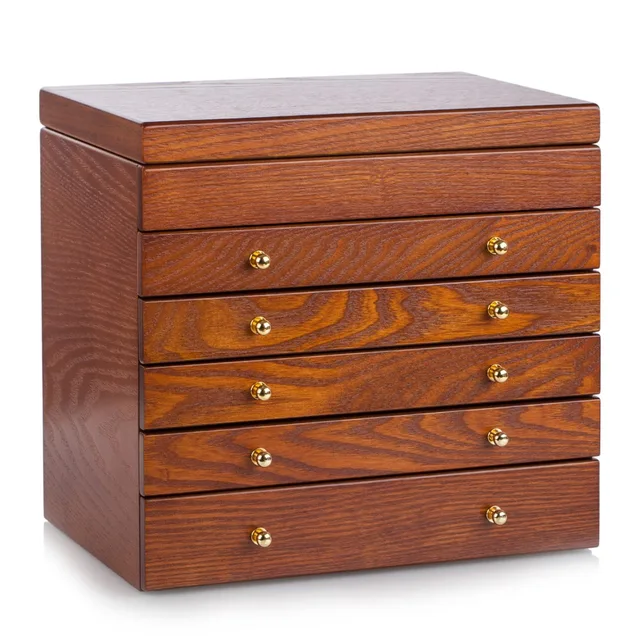 Rowling Brown Large Vintage Wooden Jewellery Bovelvet Storage Rings Earringcelet 5 Drawers Organizer Case Gifts Mirror 8 Rowling Brown Large Vintage Wooden Jewellery Bovelvet Storage Rings Earringcelet 5 Drawers Organizer Case Gifts Mirror 8