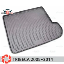 Коврик багажного отделения для Subaru Tribeca 2005~ Магистральные коврики Нескользящие полиуретан грязь защиты багажник Тюнинг автомобилей