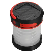 1 Вт мини солнечной Фонари палатка свет складной LED USB Перезаряжаемые Портативный 90-140lm Фонари 3 режима лампы для Пеший Туризм восхождение