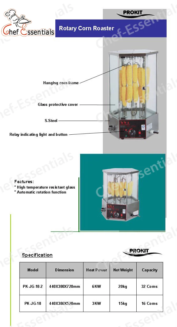 rotary corn roaster 