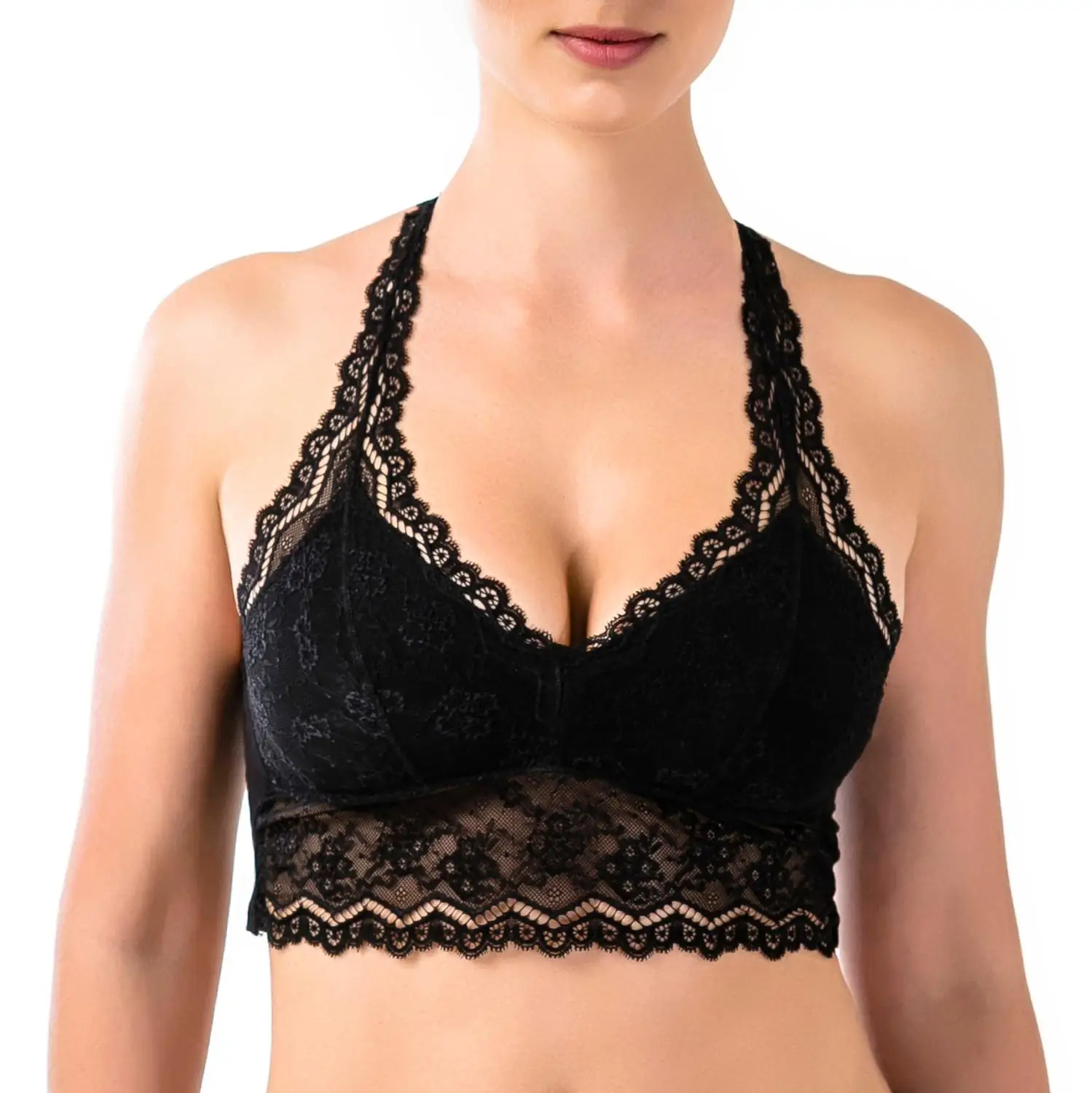 

ARDI Women's Top Cotton Lace Black S M L XL ARDI R2713-53