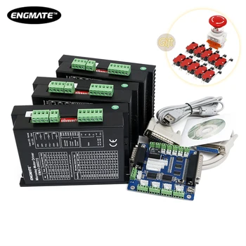 

Microstep Driver EMA2-080D72 For DIY 3 Axis Router CNC Kit(1*Emergency Stop Switch and 10*Limit Switch as Gift)