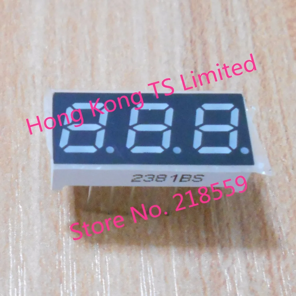 

0.28 inch digital tube 11 pin 3 bit common cathode / anode red 3-bit highlight digital display tube
