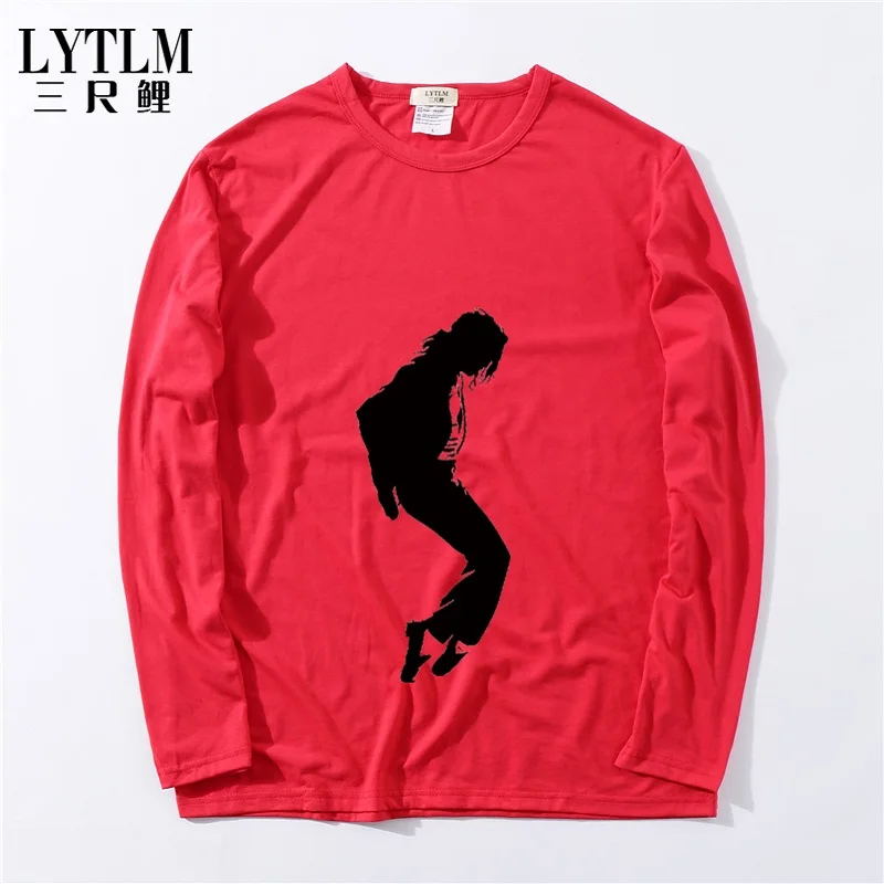 

LYTLM Boys Clothing 10 Years Michael Jackson Kid T-shirt Long Sleeves Girls Autumn Baby Clothes Girl Boy Cotton Sweatshirt Boys