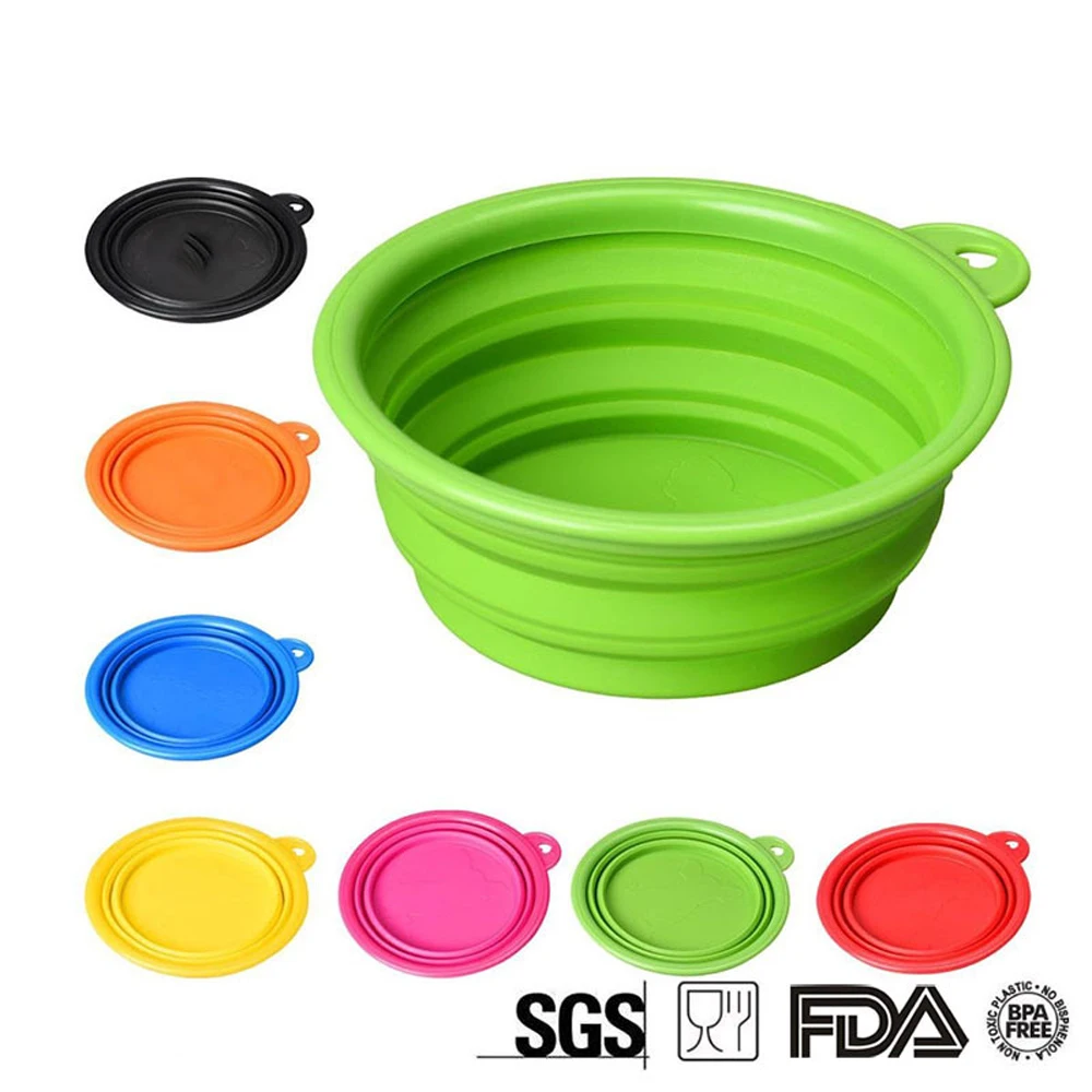 Silicone Collapsible Bowl Cup with for Outdoor Camping Hiking Travel
