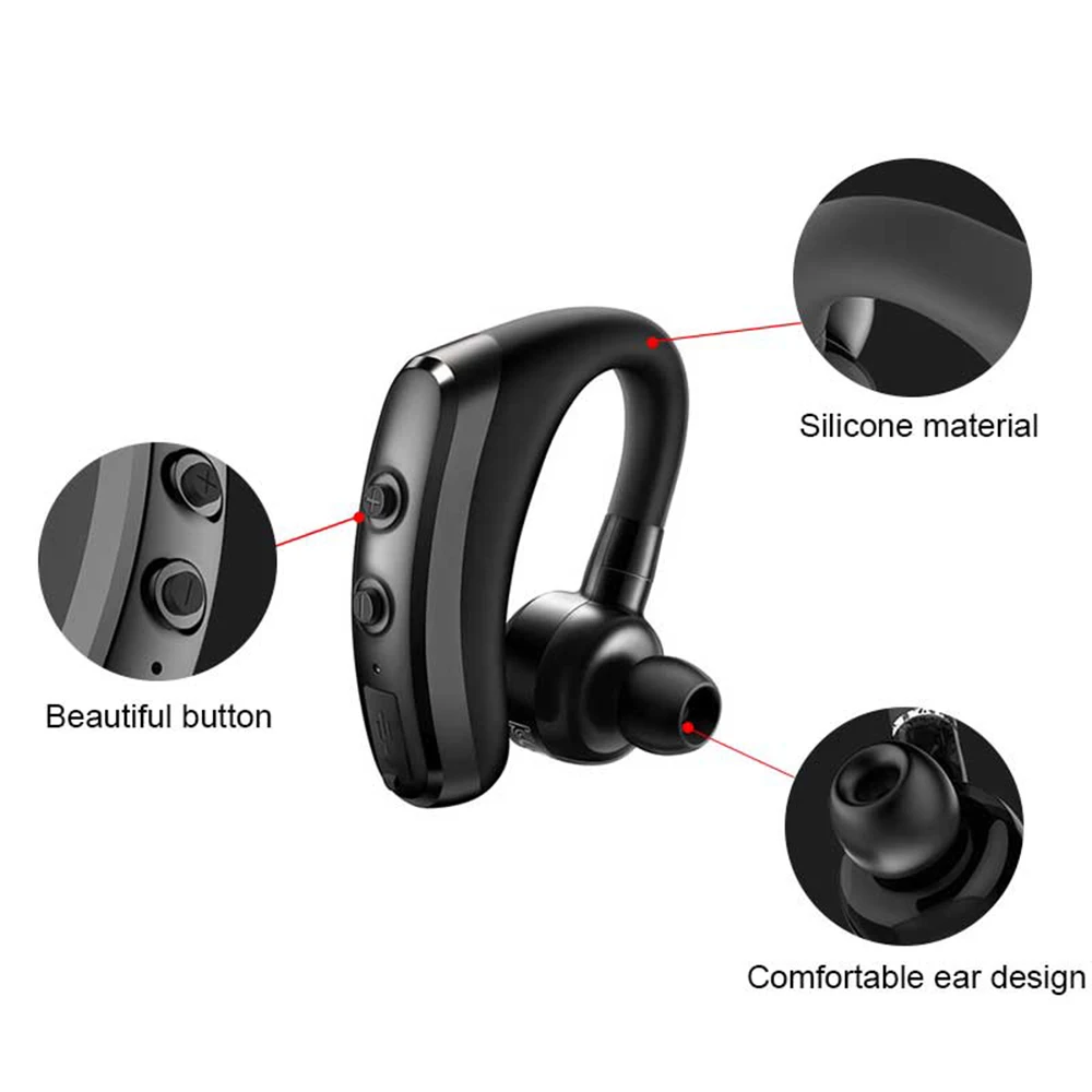 KOBWA K5, беспроводные Bluetooth V4.1, только наушники, гарнитура, спортивные наушники, стерео наушники для бега, музыкальные вкладыши с микрофоном для iPhone