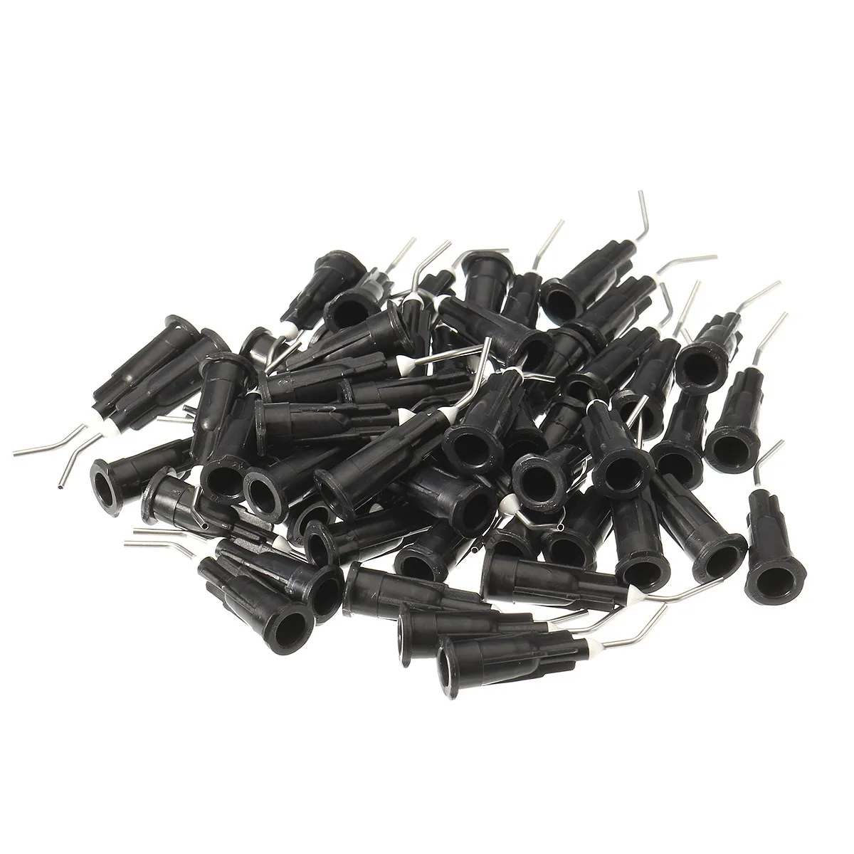 

100pcs Irrigation Bent Needle Tips Dental Flow Composite Resin Acid Reagent delievery Syringe Tips 20GA 0.88mm Dental Equipment