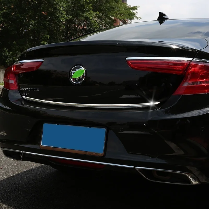 

Trunk exterior durable chromium automobile auto trim car styling mouldings accessory parts protecter 16 FOR Buick LaCrosse