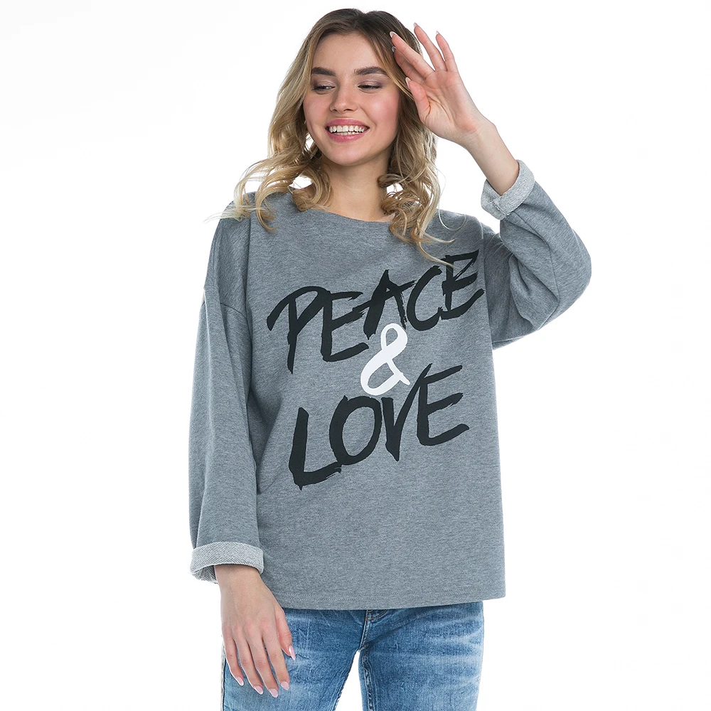 Лонгслив oversize с надписью Gloria Jeans женский GAC008569|hoodie hoody|hoodies for womenjean hoodie women |