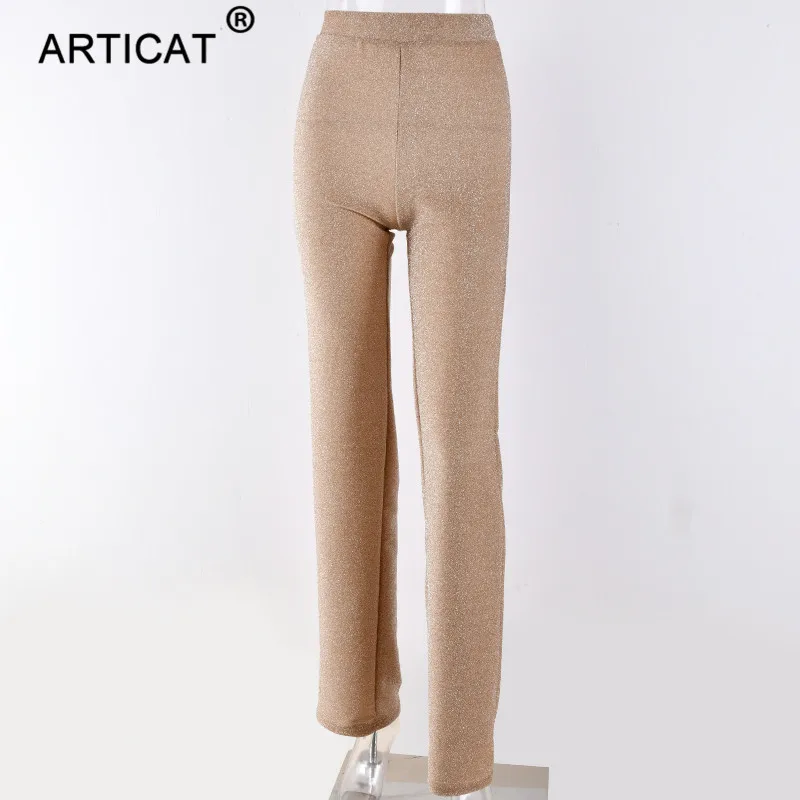 Articat, летние, высокая талия, широкие брюки, женские, низ, одноцветные, высокая эластичность, расклешенные брюки, обтягивающие, повседневные, пляжные, вечерние, женские брюки