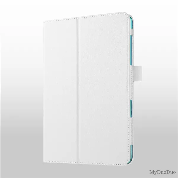 Модный чехол для планшета для samsung Galaxy Tab A 8,0 T350 T355 SM-T350 8 дюймов с откидной крышкой и подставкой из искусственной кожи, однотонный умный защитный чехол - Цвет: white