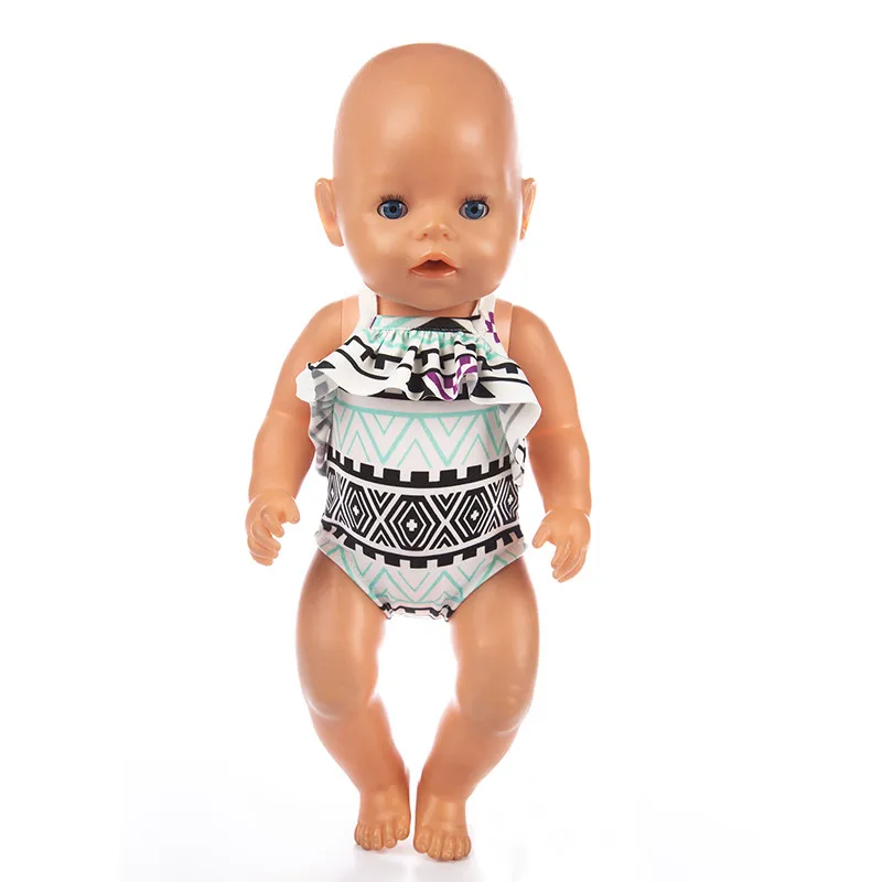 Костюм для плавания Born New Baby 18 дюймов 43 см|Куклы| |