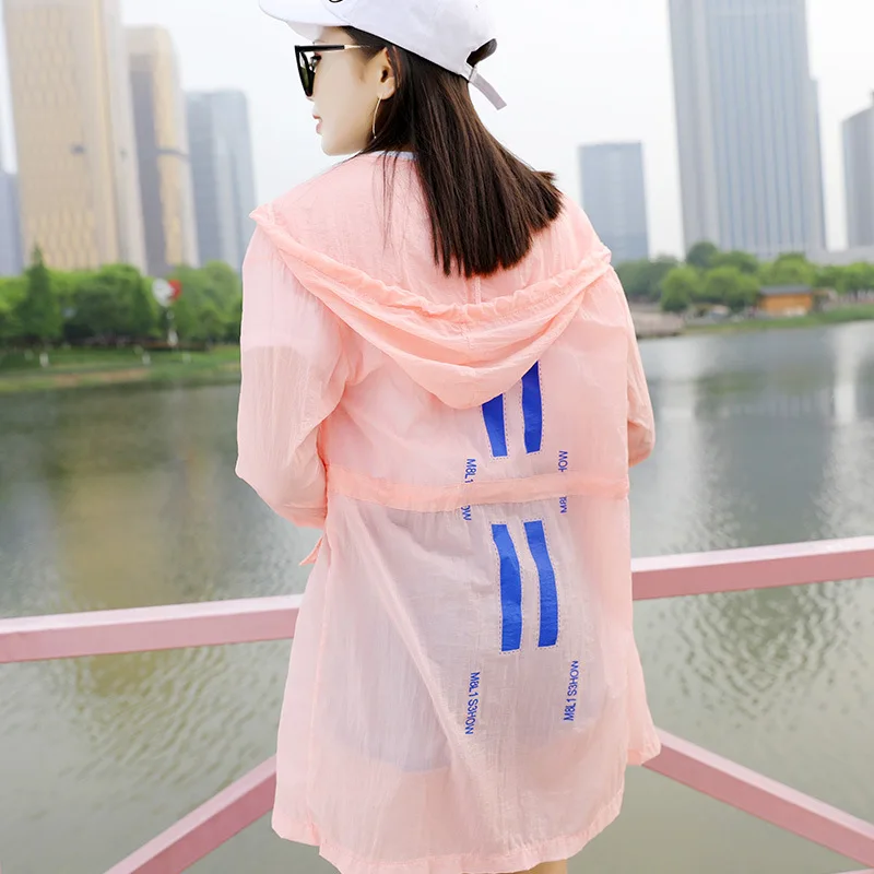 4Sun Shirt Quick Dry Sun UV Protection Women Hooded Jackets Thin Long Windbreaker Breathable Beach Cycling Hiking Sunscreen Tops