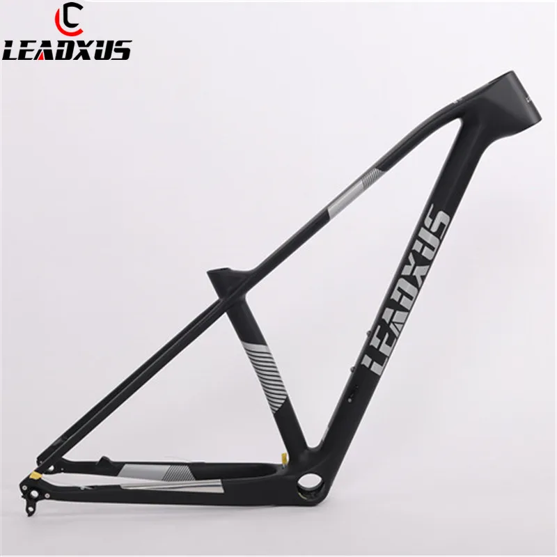 Top LEADXUS 29er Super Light Carbon Fiber MTB Bike Frame Quick Release/Thru Axle Exchange 29 Inch Mountain Bicycle Carbon Frame 0