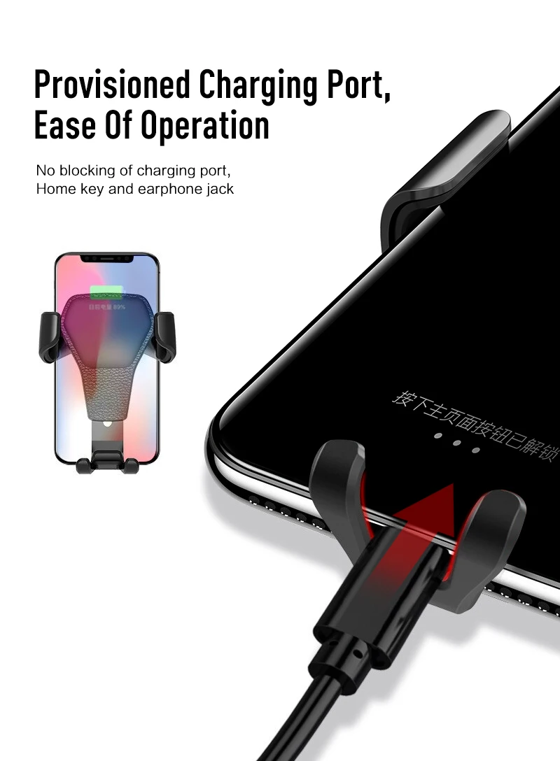 Подставка для телефона держатель для телефона Автомобильный держатель телефона универсальный сотовый держатель для Xiaomi remi Примечание 5 в автомобиль не магнитная Мобильная подставка для iPhone 7 Air Vent клип
