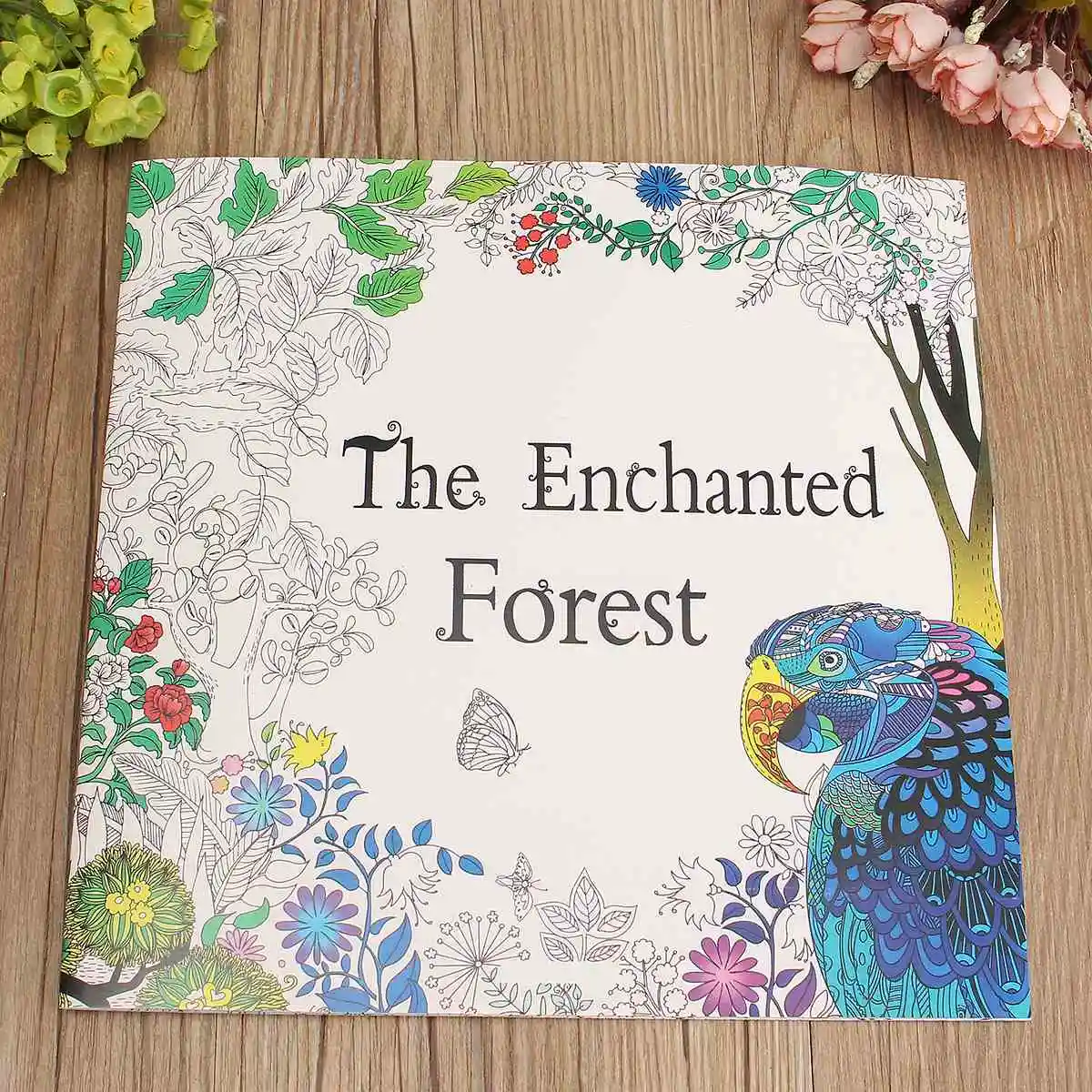 Foresta Incantata Adulto Inglese Graffiti Da Colorare Per Bambini Libri Della Pittura Tavolo Da Disegno Educativo Giocattoli Regalo Per I Bambini in Foresta