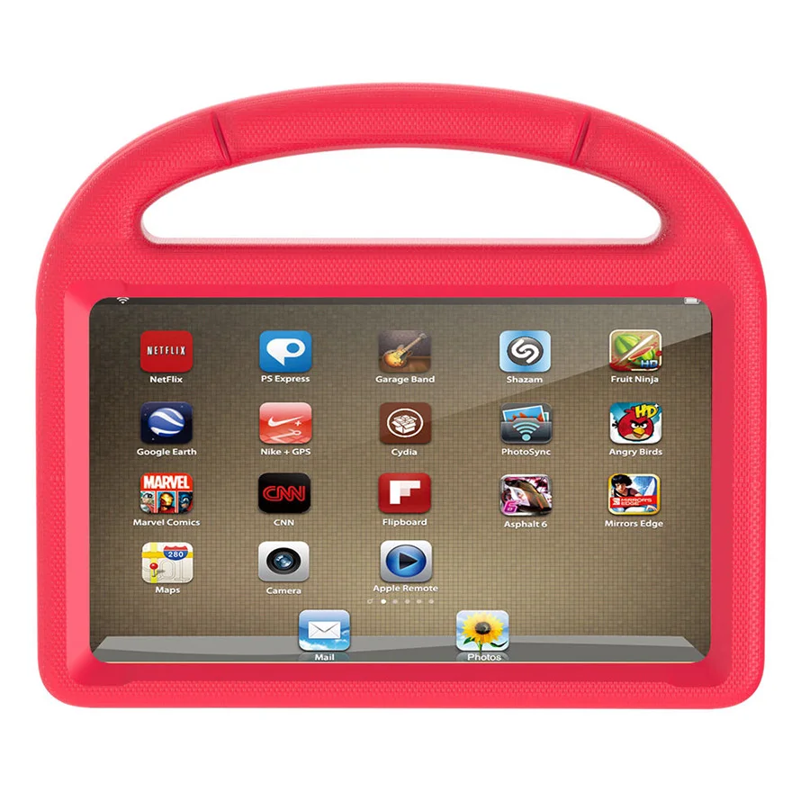 Kids Shockproof Case For Amazon Kindle Fire HD 7 2015 2017 Version Children Safe EVA Protective Case Handle Stand Cover (25)