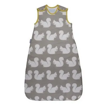 

The Gro Company Kissing Squirrels baby sleeping bag pure cotton 1.0 Tog Grobag 0-6 /6-18 /18-36 months