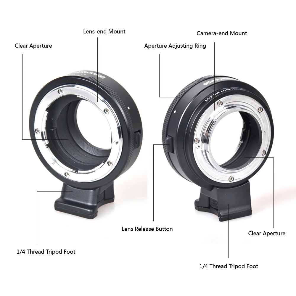 Commlite CM-NF-MFT Диафрагмы Адаптер для Nikon G DX F крепление Объектива Микро 4/3 MFT