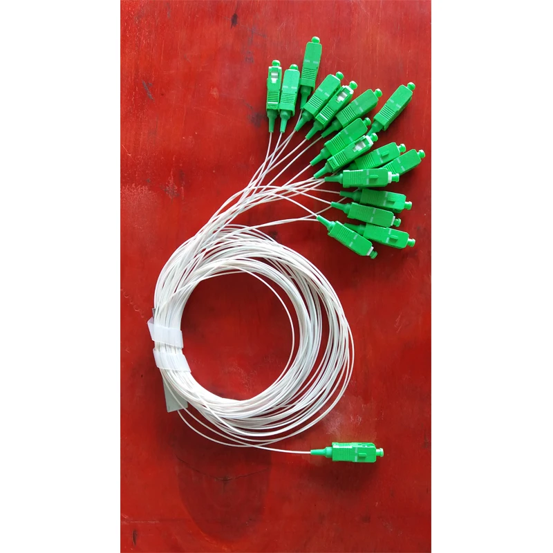 

30pcs 0.9mm G657A fiber 1X16 SC/APC Connector PLC Splitter for FTTH
