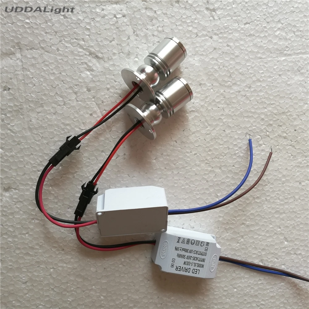 Регулируемые светодиодные лампы Dia20mm для шкафа 1 3 Вт 30%|downlight led|downlight blackdownlight mini |