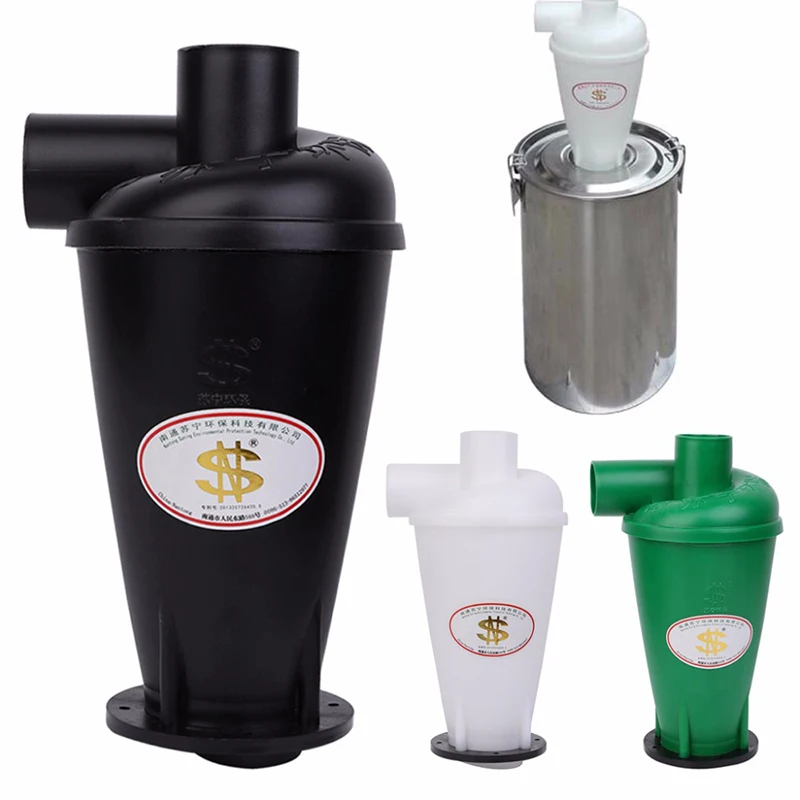 Günstig Zyklon Staub Collector Staubsauger Filter Staub Separator Catcher Turbolader Mit Flansch Basis SN50T3 1 satz