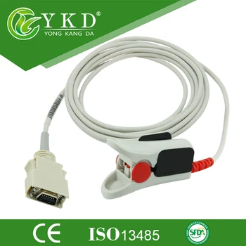 

Free shipping reusable 3m adult finger clip spo2 sensor for masimo Rad-5 14pin