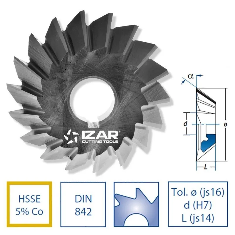 IZAR 54240 Клубничное отверстие HSSE DIN842 передний конус 080x25x22 60|Аксессуары для