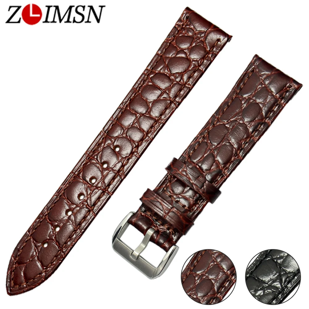 thin leather watch strap