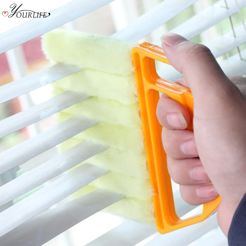 

OYOURLIFE 1pc Creative Microfibre Venetian Blind Brush Window Air Conditioner Duster Clean Brush Household Cleaner Tools