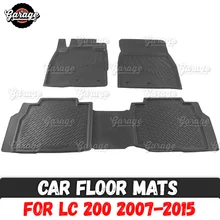 Автомобильные коврики чехол для Toyota LC 200 2007- Резина 1 комплект/4 шт или 2 шт аксессуары защита ковра стайлинга автомобиля