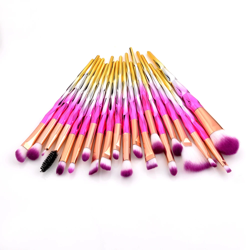 20Pcs Eyelash Makeup Brushes Set  