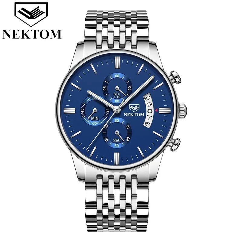 

NEKTOM 2019 new fashion sports creative men's watch waterproof business men's watch top brand luxury clock