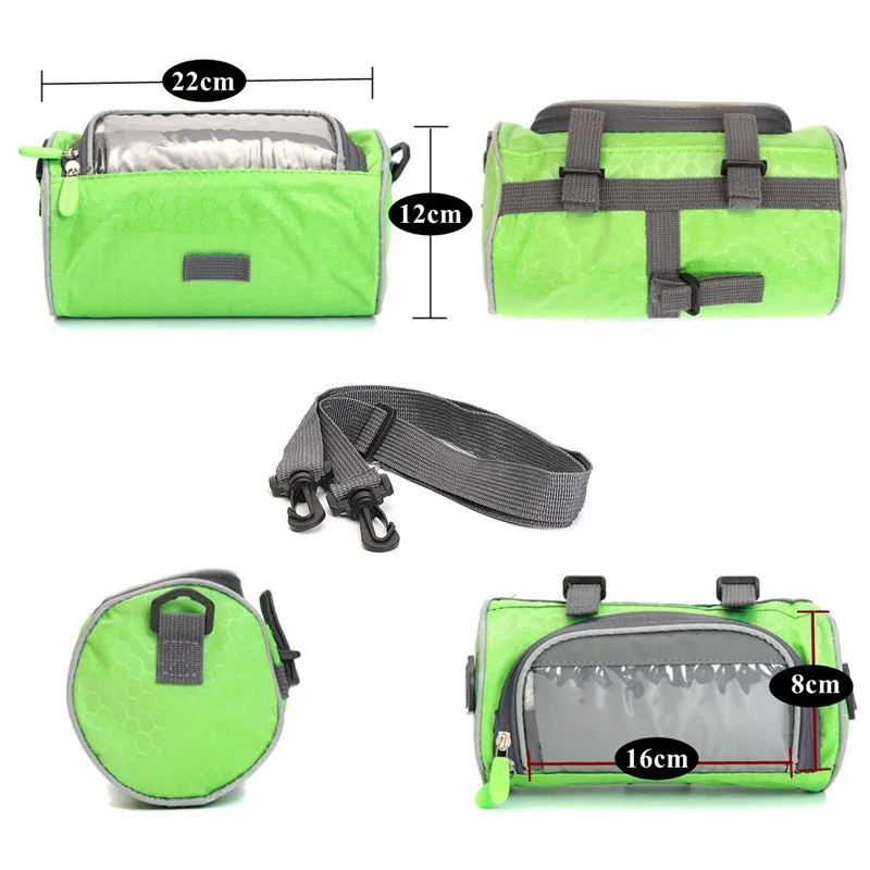 Excellent 3 in 1 Touch Screen Bicycle Front Tube Bag 22x12x12cm Cycling Handlebar Bag MTB Bike Frame Pannier Bike Phone Bags Accessories 4 Excellent 3 in 1 Touch Screen Bicycle Front Tube Bag 22x12x12cm Cycling Handlebar Bag MTB Bike Frame Pannier Bike Phone Bags Accessories 4