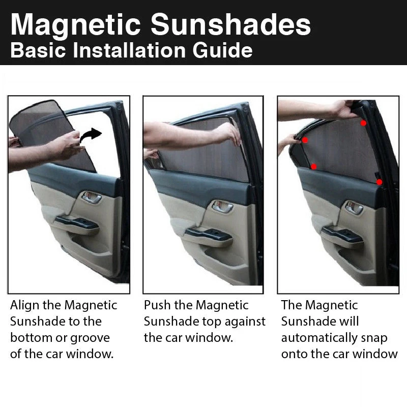 4 шт. Магнитный лазерный тент солнцезащитный козырек УФ Защита глухая сетка Боковая дверь для Volkswagen Tiguan Allspace