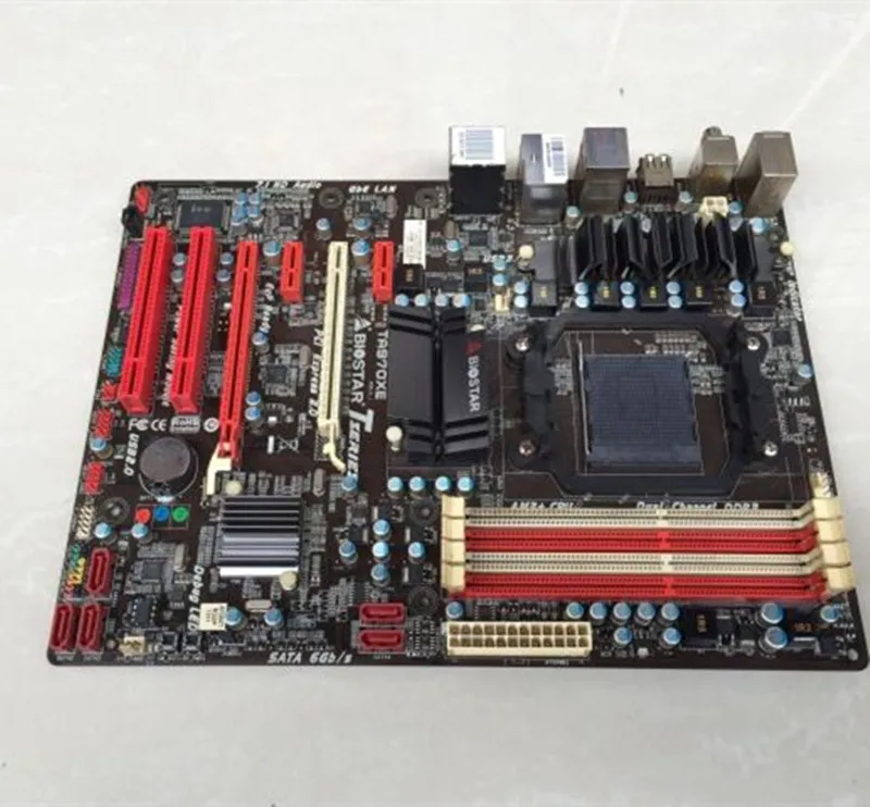 Оригинальная материнская плата для AMD 970 для Biostar TA970XE Socket AM3/AM3+ DDR3 32GB настольная материнская плата