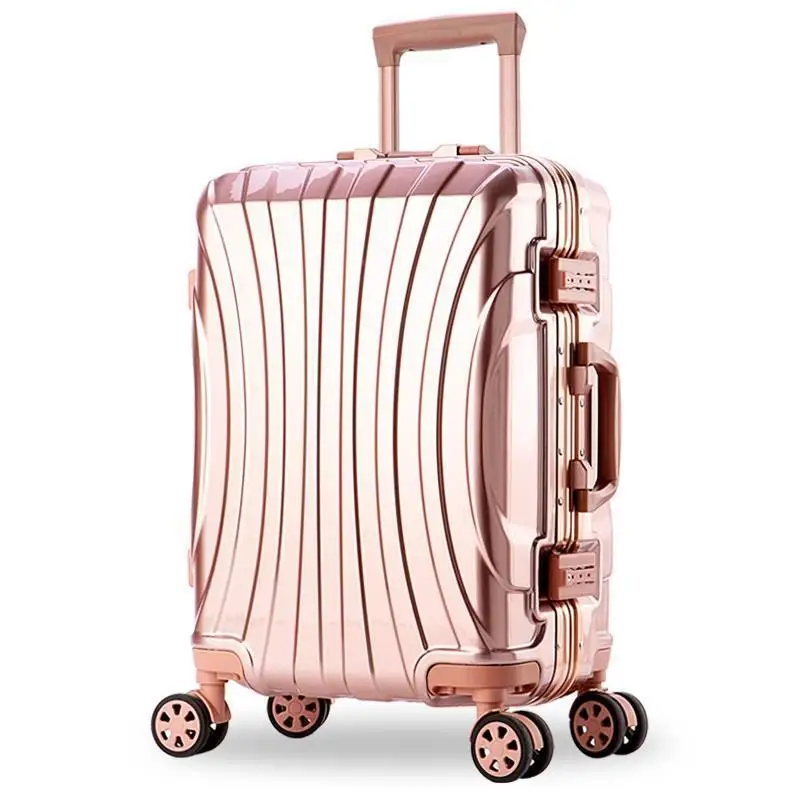 

Viaje Cabina Con Ruedas Infantiles Aluminum Alloy Frame Valiz Carro Mala Viagem Maleta Suitcase Luggage 20"22"24"26"28"29"inch
